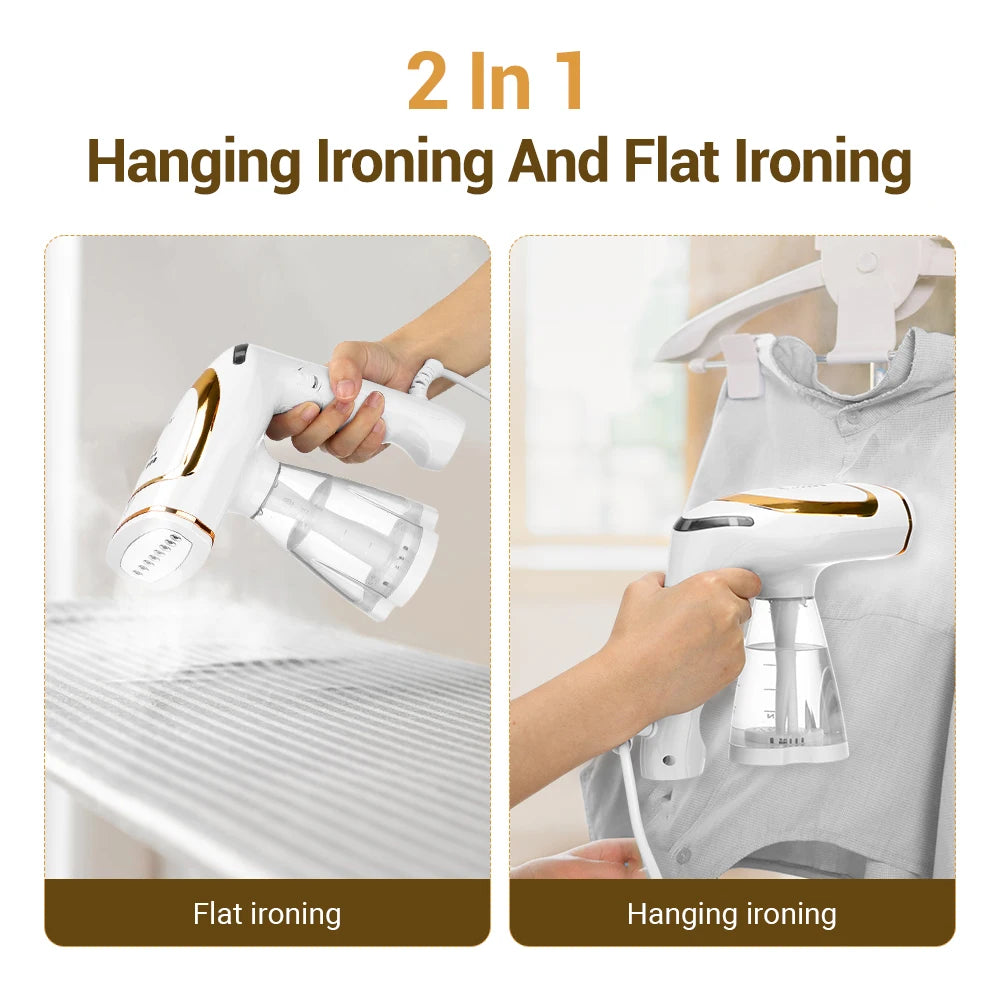 Handheld Foldable Steam Iron Garment Steamers Ironing Machine Travel Portable Ironing Machine Garment Ironing Machine Steamer ShopOnlyDeal