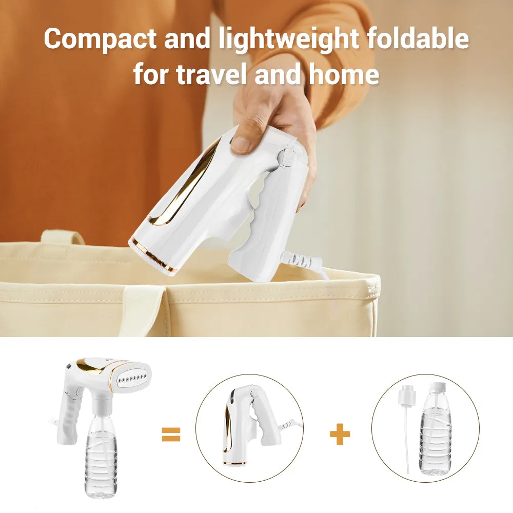 Handheld Foldable Steam Iron Garment Steamers Ironing Machine Travel Portable Ironing Machine Garment Ironing Machine Steamer ShopOnlyDeal