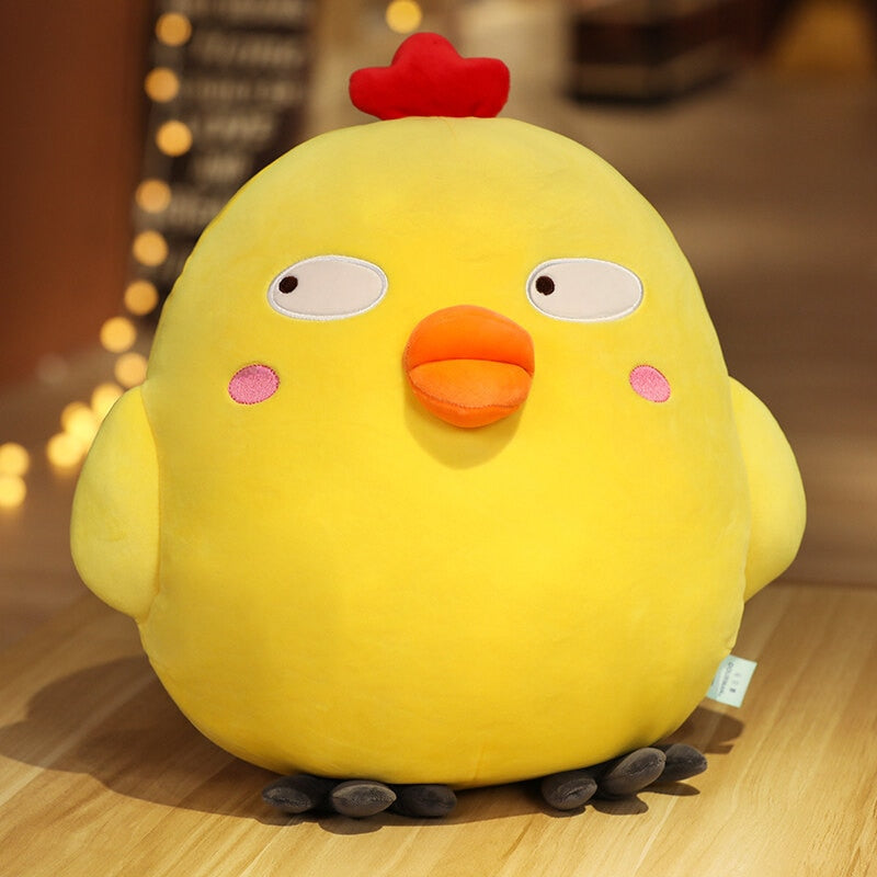 Cute Chicken Plush Toys Kawaii Cartoon Little Yellow Chicken Doll Soft Stuffed Chick Animal Pillow Xmas Gifts for Kids 25-65cm ShopOnlyDeal