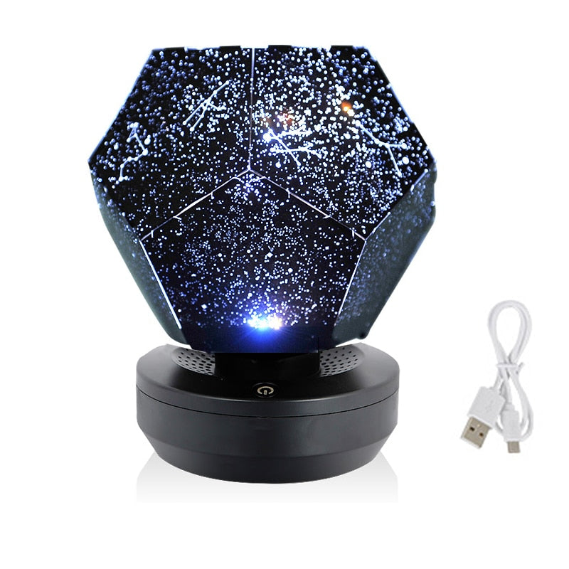 Galaxy Projector - Nightlights Star Light Space - Rechargeable Lamp for Decoration  -Bedroom Gift Children Night Light ShopOnlyDeal