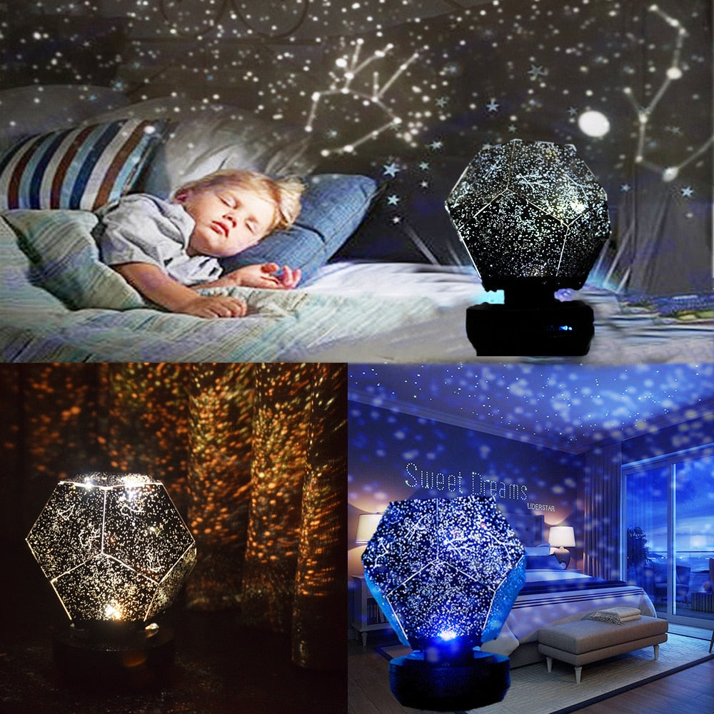 Galaxy Projector - Nightlights Star Light Space - Rechargeable Lamp for Decoration  -Bedroom Gift Children Night Light ShopOnlyDeal