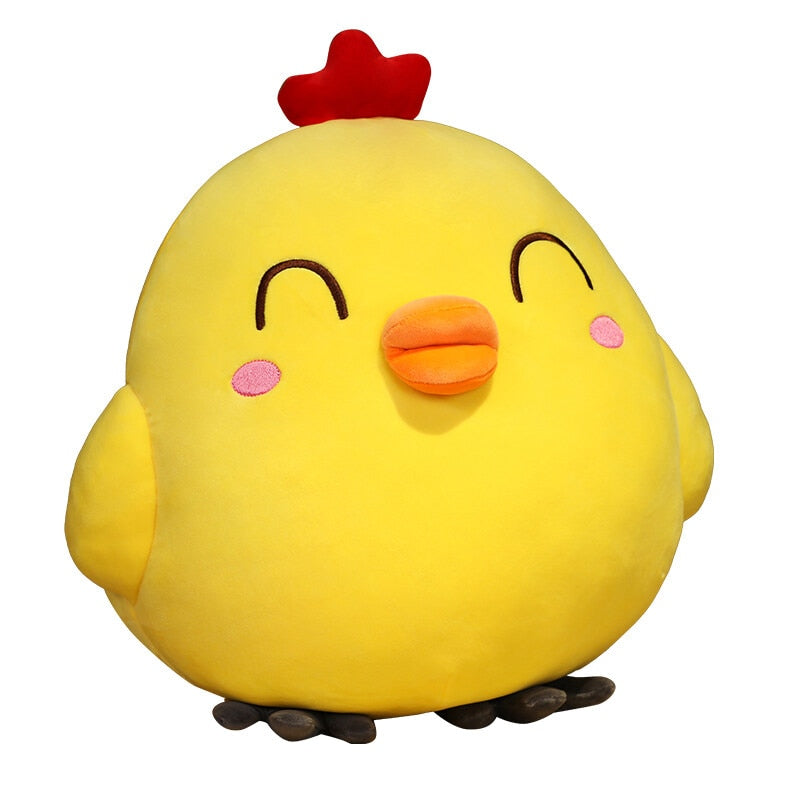 Cute Chicken Plush Toys Kawaii Cartoon Little Yellow Chicken Doll Soft Stuffed Chick Animal Pillow Xmas Gifts for Kids 25-65cm ShopOnlyDeal