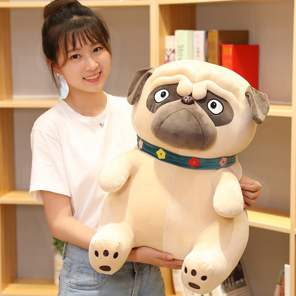 1PC 35-60CM New Shapi Dogs Doll Stuffed Simulation Plush Pug Lovely Puppy Pet Toy Plush Animal Toy Boys Birthday Kids ShopOnlyDeal