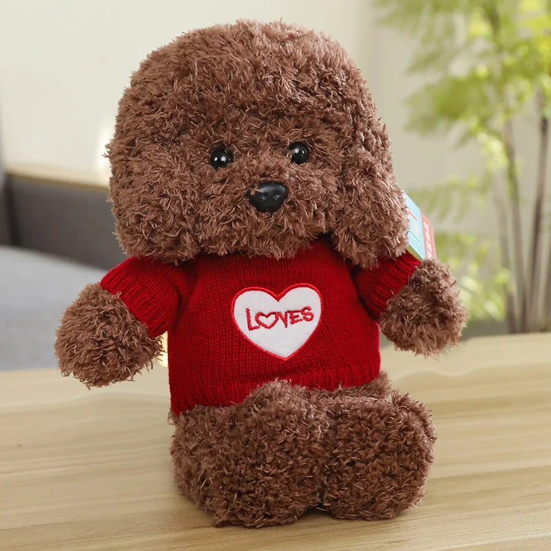 Adorable Teddy Dog Plush Toy - Large Stuffed Animal, Kawaii Body Pillow, Perfect Birthday Gift for Kids 🧸🎁🐶 ShopOnlyDeal