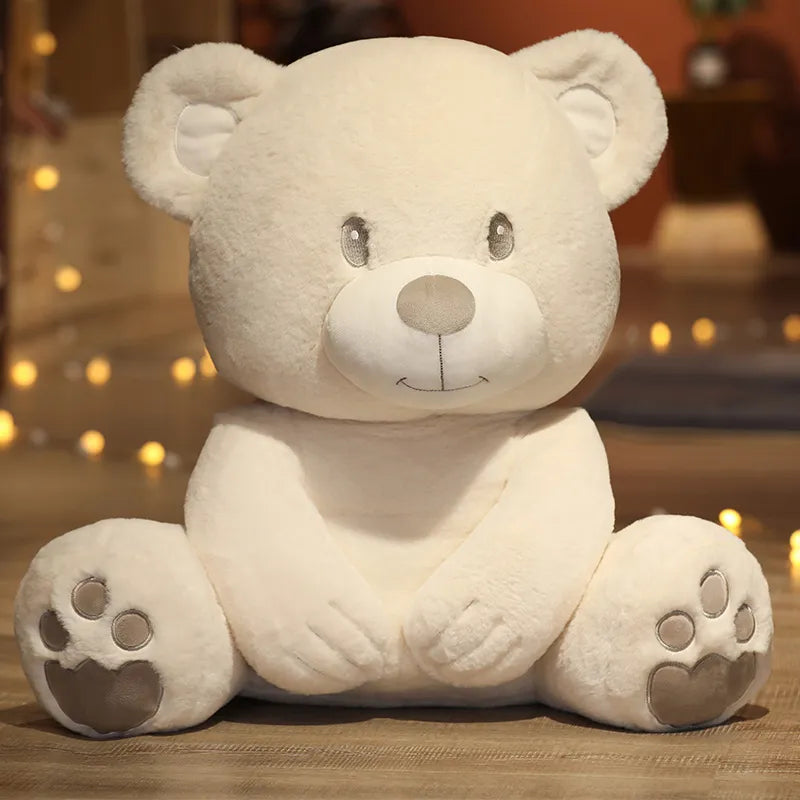 Hot Nice 1pc 25cm/40cm Huggable Stuffed High Quality Classic White Teddy Bear Plush Toys Cute Dolls Lovely Gift for Girls ShopOnlyDeal