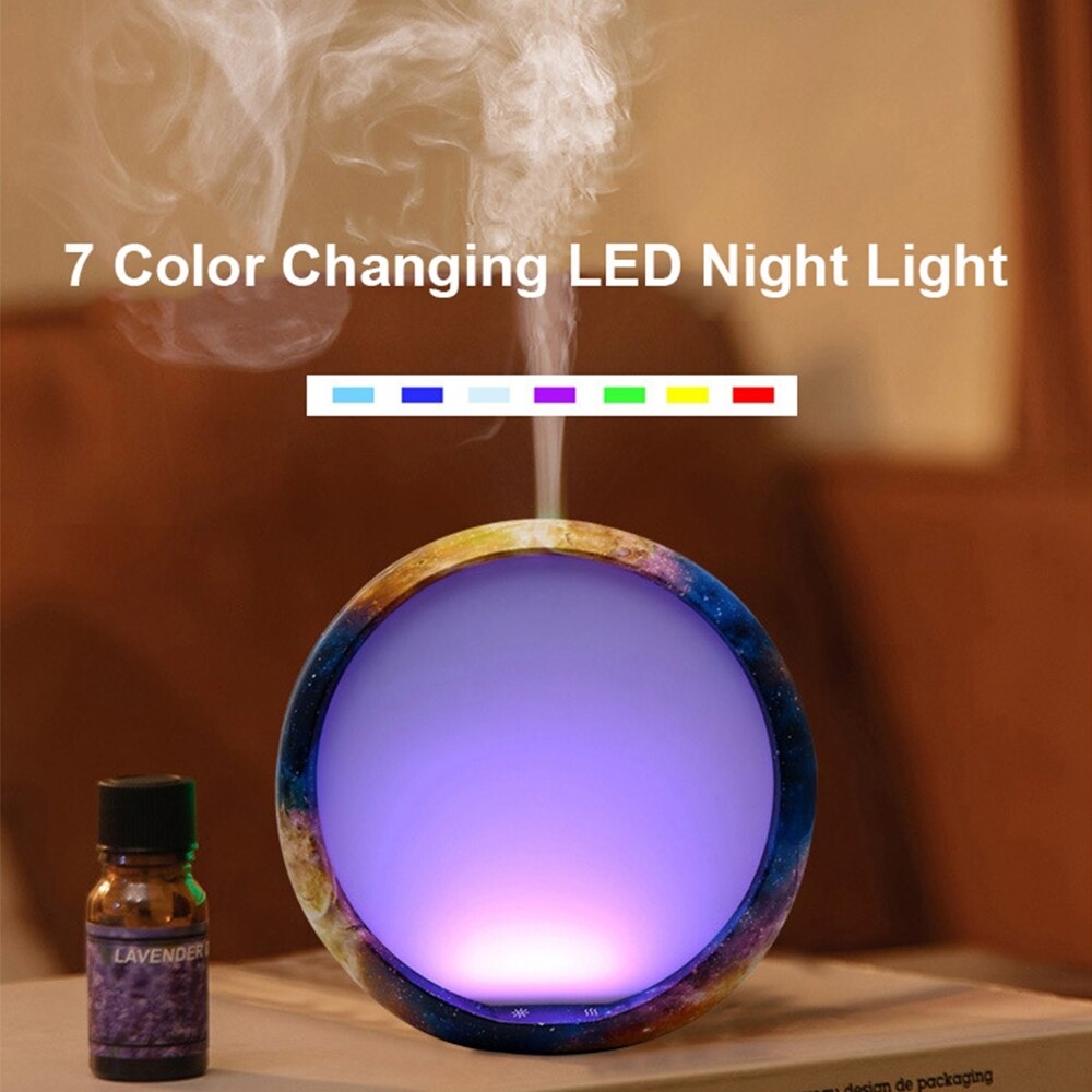 Zen Oil Diffuser Air Humidifier 7 Color Changing LED Lamp Cute Parrot Ultrasonic Cool Mist Aroma Diffuser 150ML.BPA Free Essential ShopOnlyDeal