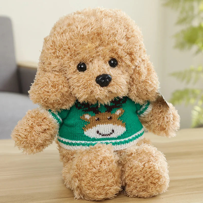 Adorable Teddy Dog Plush Toy - Large Stuffed Animal, Kawaii Body Pillow, Perfect Birthday Gift for Kids 🧸🎁🐶 ShopOnlyDeal