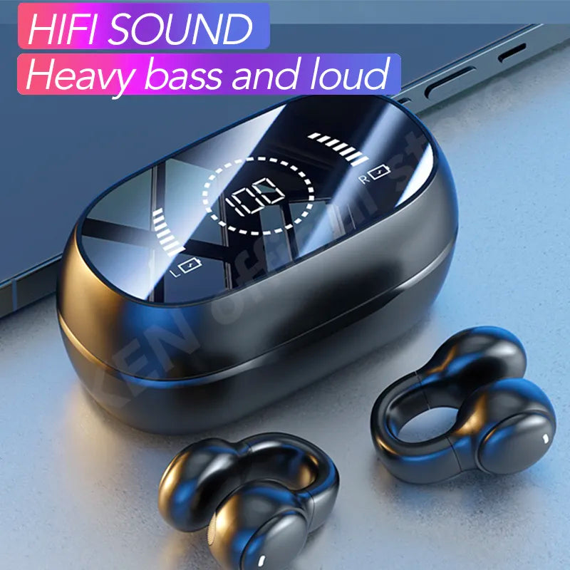 Bone Conduction High Quality Wireless Headphones Bluetooth Gaming Headsets Noise Canceling Sport Earphones for xiaomi iphone ShopOnlyDeal