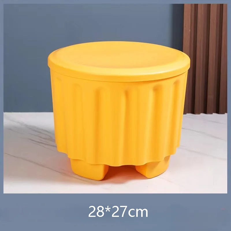 Modern Minimalist Multifunctional Thickened Storage Stool Load-bearing Pounds of Plastic Stool Toys Car Finishing Fishing Stool ShopOnlyDeal