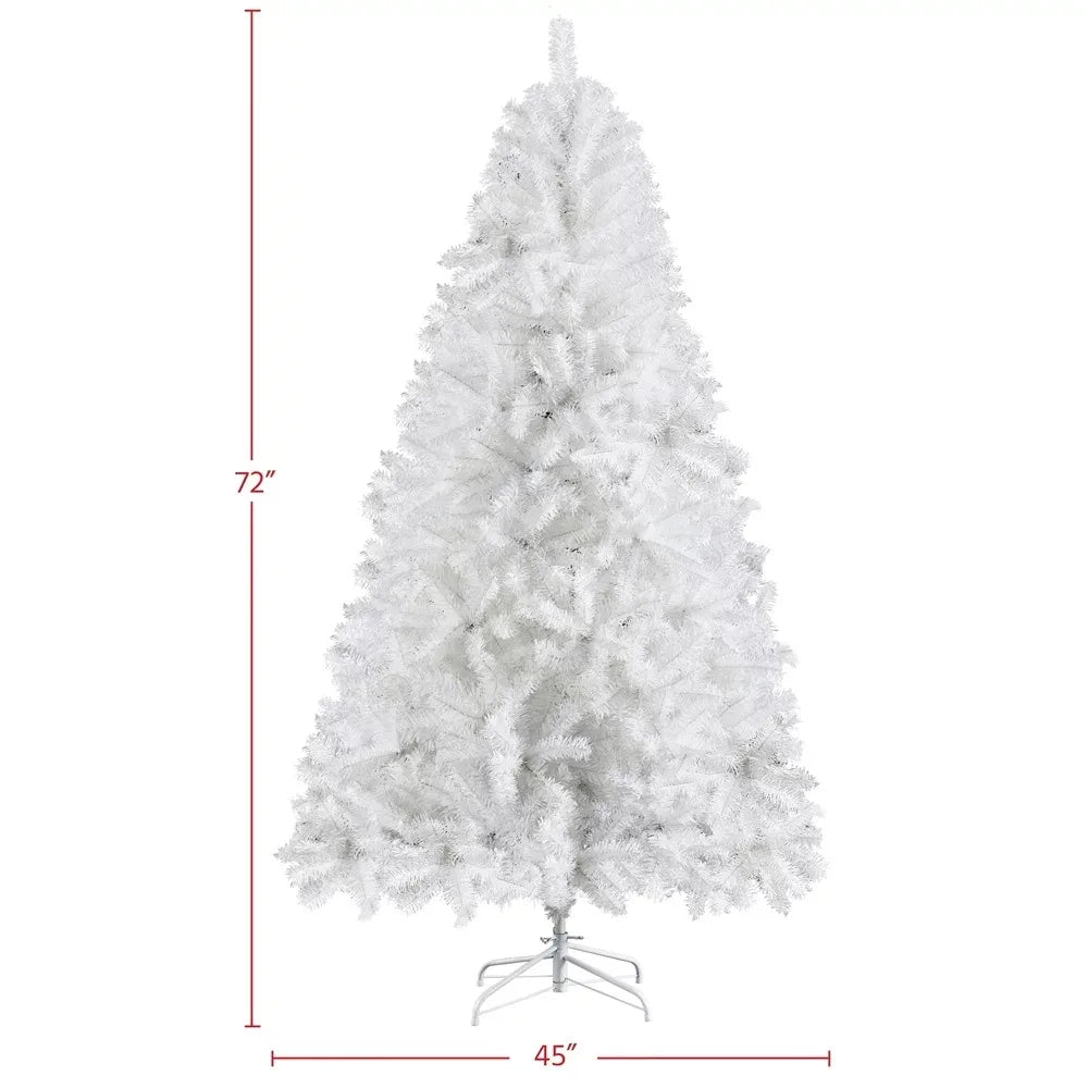 Foldable Artificial Christmas Tree,Hinged Spruce  with Foldable Stand 6' christmas  xmas tree  christmas decorations chrismas tree ShopOnlyDeal