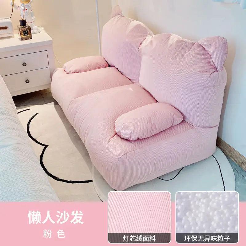 Giant Bean Bag Sofa Chair Cotton Linen Couch Recliner Floor Seat Bedroom Tatami Balcony Soft Small Lazy Sofa Leisure chair ShopOnlyDeal