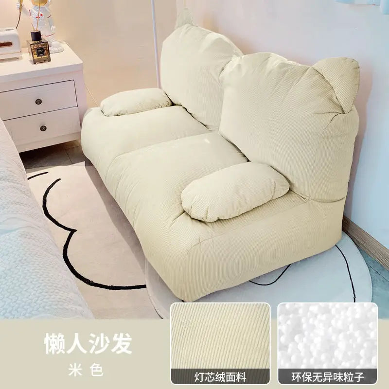 Giant Bean Bag Sofa Chair Cotton Linen Couch Recliner Floor Seat Bedroom Tatami Balcony Soft Small Lazy Sofa Leisure chair ShopOnlyDeal