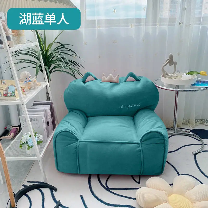 Giant Bean Bag Sofa Chair Cotton Linen Couch Recliner Floor Seat Bedroom Tatami Balcony Soft Small Lazy Sofa Leisure chair ShopOnlyDeal