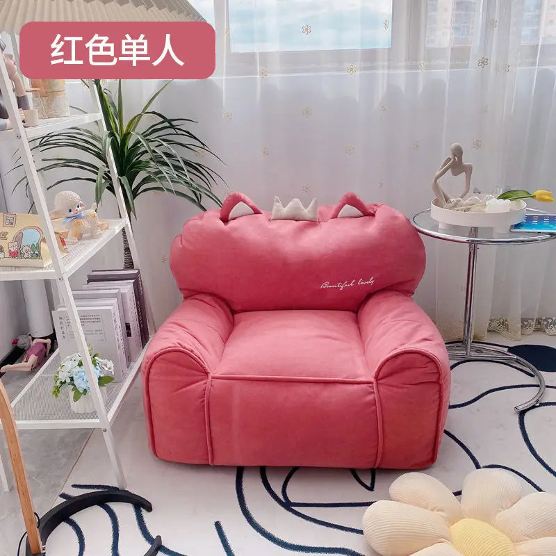 Giant Bean Bag Sofa Chair Cotton Linen Couch Recliner Floor Seat Bedroom Tatami Balcony Soft Small Lazy Sofa Leisure chair ShopOnlyDeal