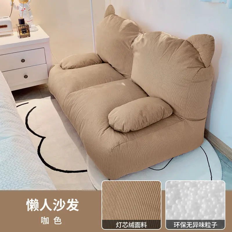 Giant Bean Bag Sofa Chair Cotton Linen Couch Recliner Floor Seat Bedroom Tatami Balcony Soft Small Lazy Sofa Leisure chair ShopOnlyDeal