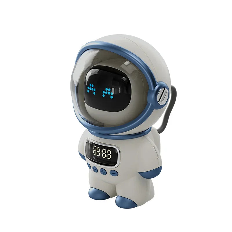 Intelligent Astronaut Bluetooth Speaker Creative Alarm Clock FM Radio Sleeping Night Light Table Clock Hifi Stereo Soundbar ShopOnlyDeal