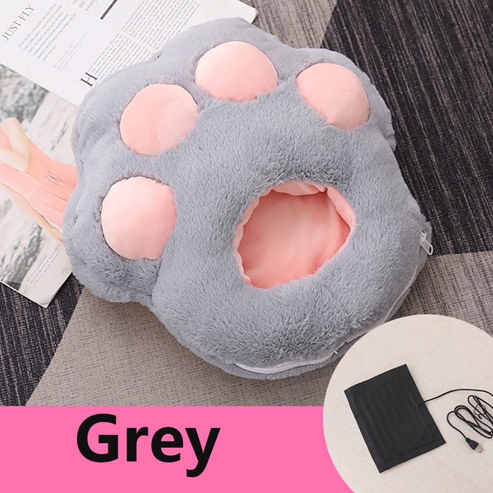 Electric Heated Foot Warmer Shoes USB Charging Winter Cute Plush Slippers Home Bedroom Heating Slippers For Women Men ShopOnlyDeal