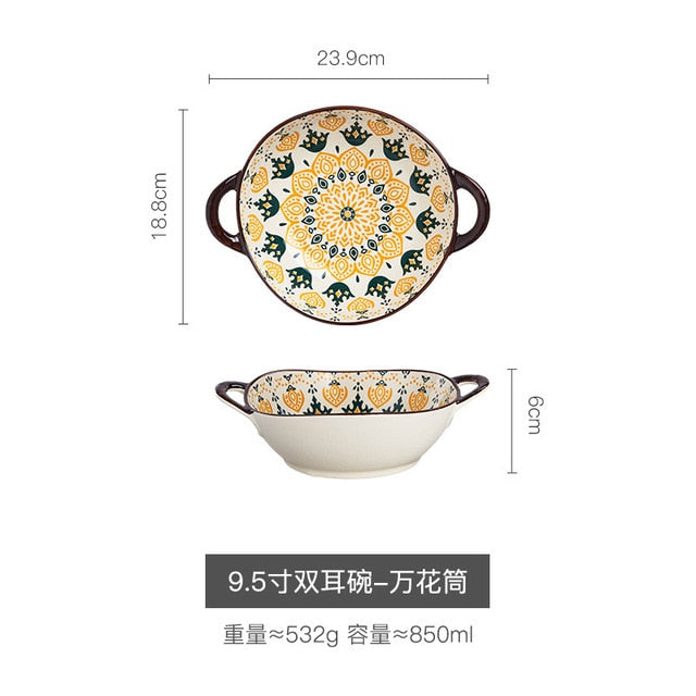 Japanese Style Ceramic Soup Bowl large salad bowl Lamian Noodles bowl restaurant snail powder bowl dishes bowl ShopOnlyDeal