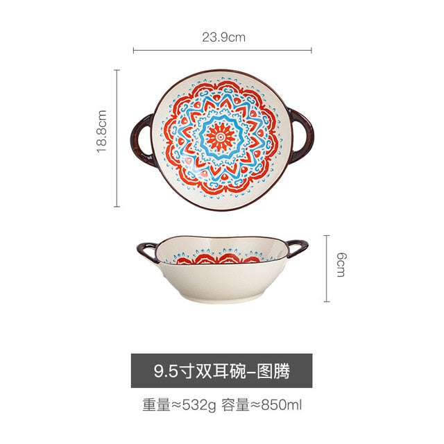 Japanese Style Ceramic Soup Bowl large salad bowl Lamian Noodles bowl restaurant snail powder bowl dishes bowl ShopOnlyDeal