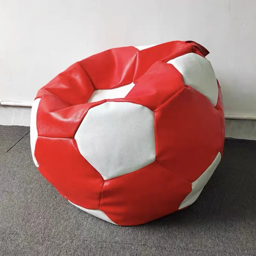 Football Lazy Sofa Bean Bag Tatami 100cm New Single Sofa Children Adult PU Ball Personality Creative Lazy Chair ShopOnlyDeal