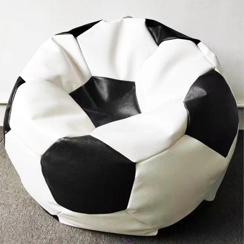 Football Lazy Sofa Bean Bag Tatami 100cm New Single Sofa Children Adult PU Ball Personality Creative Lazy Chair ShopOnlyDeal