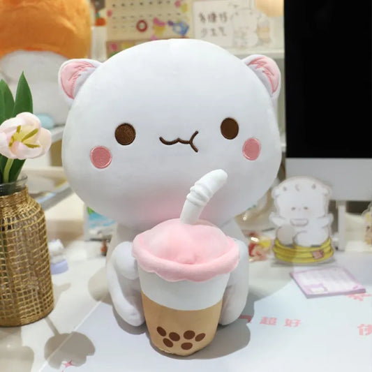 Kawaii Boba Milk Tea Mitao Cat Plush Toys Cup Stuffed Cute Animal Dolls Pillow 30cm Soft Cartoon Cushion Kid Birthday Gift ShopOnlyDeal