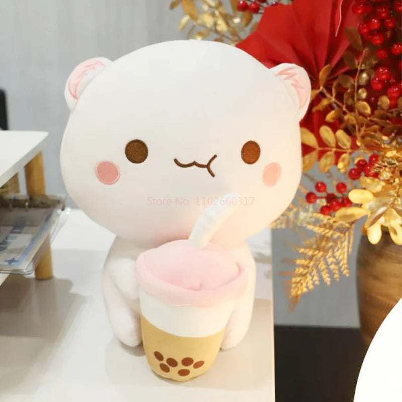 Kawaii Boba Milk Tea Mitao Cat Plush Toys Cup Stuffed Cute Animal Dolls Pillow 30cm Soft Cartoon Cushion Kid Birthday Gift ShopOnlyDeal