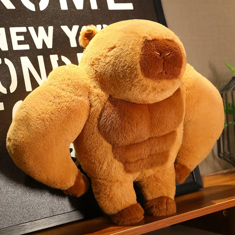 Kawaii Muscle Capybara Plush Toys: Adorable Stuffed Animals & Capybara Pillow Doll - Perfect Girlfriend Birthday Gifts Sale365 Store