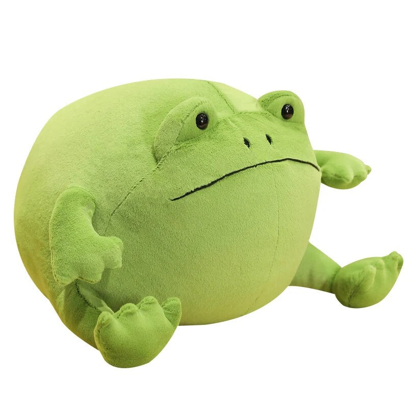 Kawaii Ricky Rain Green Frog Plush Toy Super Soft Stuffed Animal Lovely Frog Doll Baby Toys Plushie Gift Toy for Kids Girls ShopOnlyDeal