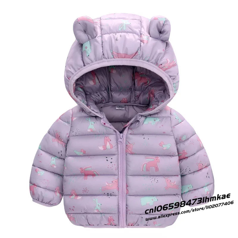 Kids Autumn Winter Jacket for Baby Warm Coat Children Cotton Outerwear Student Outdoor Baby Clothing kids winter jacket ShopOnlyDeal