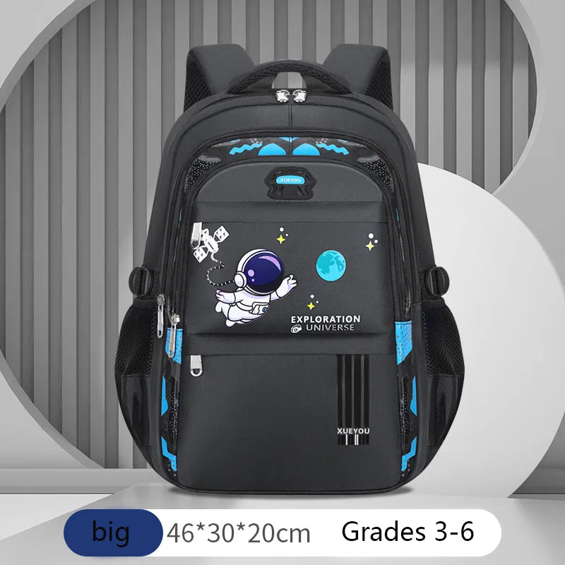 Astronaut-Themed Kids School Backpack: Fuel Their Imagination for Learning - Kids Backpack Children School Bags for Boys Astronaut School Backpack Waterproof Primary Book Bag Mochila Infantil ShopOnlyDeal