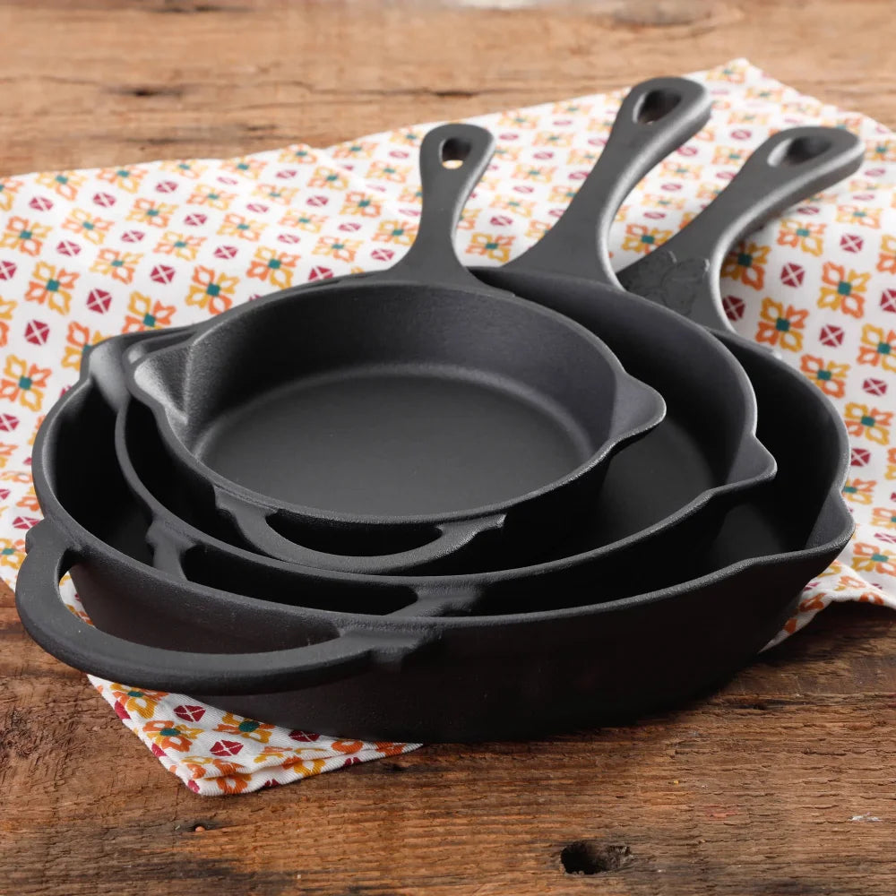 Timeless Beauty Cast Iron Cookware Set: Embrace Tradition and Excellence in Your Kitchen ShopOnlyDeal