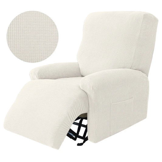 Lazy Boy Sofa Covers Knitted Recliner Elastic Sofa Protector Relax Armchair Cover Lounge Home Pets Anti-Scratch 1/2/3/4 seater Lucky 7 Store