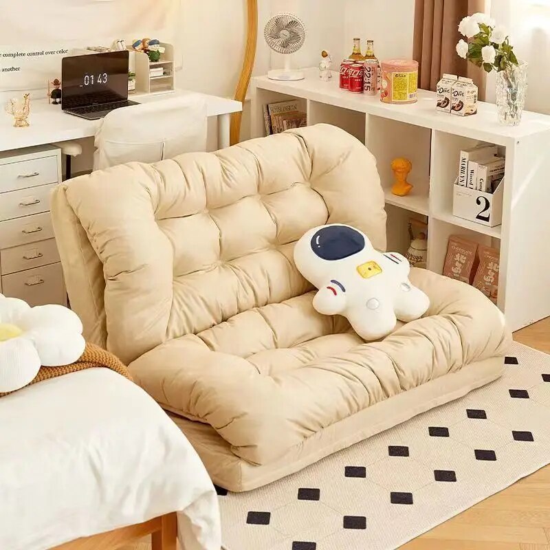 Lazy Sofa Removable and Washable Multifunctional Sofa Bed Single Bedroom Tatami Chair Balcony Folding Small Sofa E-life Museum Store