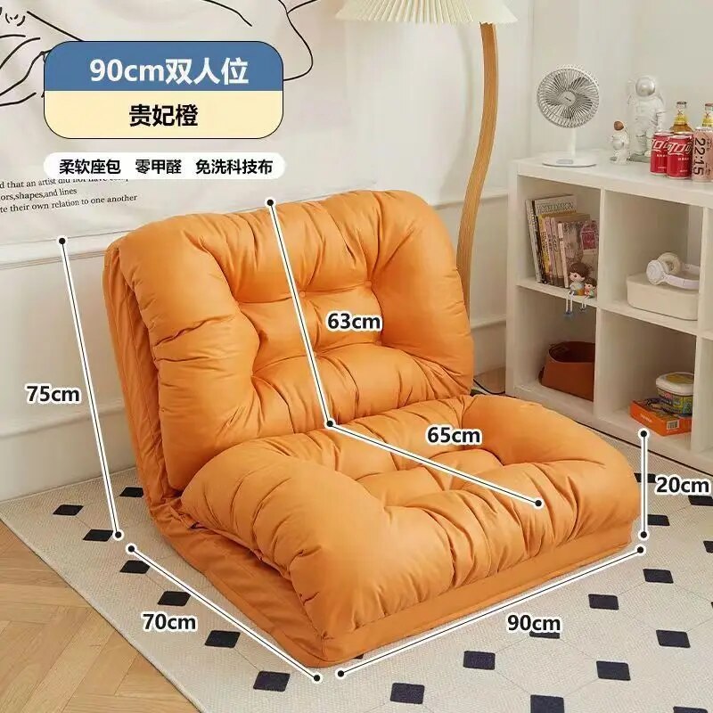 Lazy Sofa Removable and Washable Multifunctional Sofa Bed Single Bedroom Tatami Chair Balcony Folding Small Sofa E-life Museum Store