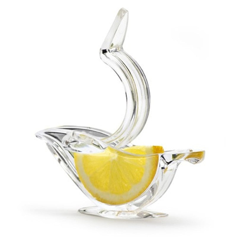 Lemon Clip Manual Transparent Fruit Juicer Home Kitchen Bar Gadget Bird Shape Citrus Juicer Hand Held Orange Squeezer Machine ShopOnlyDeal