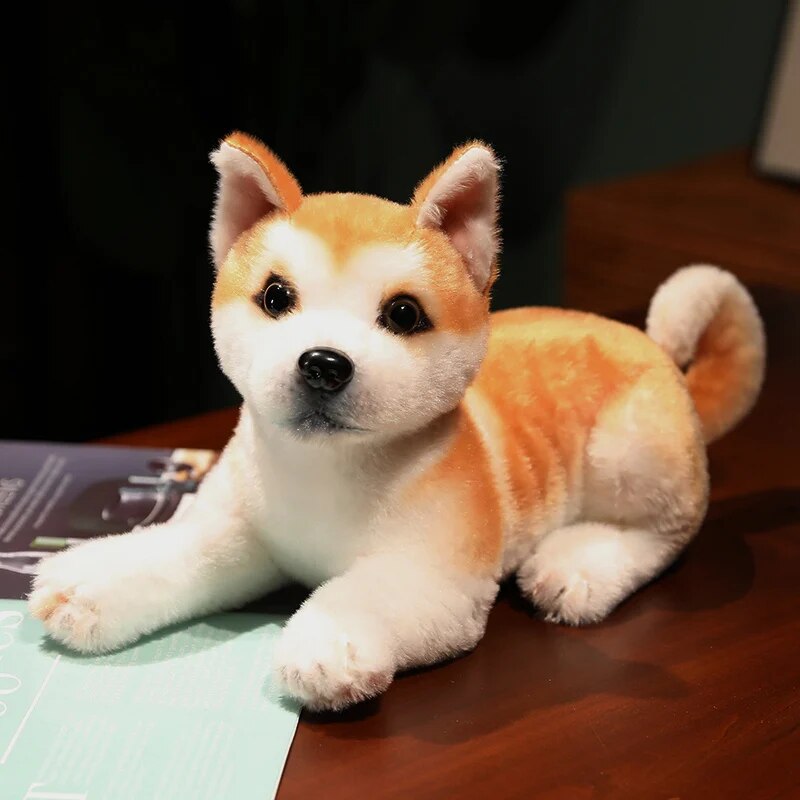 Shiba Inu Akita Dog Stuffed Animal Plush Toy Cute Simulation Puppy Fluffy Appease Baby Doll Birthday Gifts For Children ShopOnlyDeal