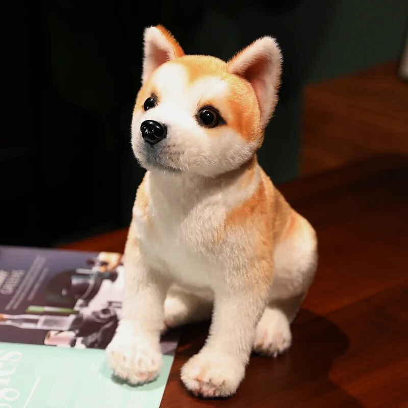 Shiba Inu Akita Dog Stuffed Animal Plush Toy Cute Simulation Puppy Fluffy Appease Baby Doll Birthday Gifts For Children ShopOnlyDeal