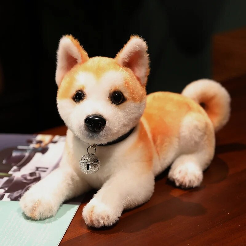 Shiba Inu Akita Dog Stuffed Animal Plush Toy Cute Simulation Puppy Fluffy Appease Baby Doll Birthday Gifts For Children ShopOnlyDeal