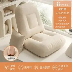 Comfy Lazy Sofa Cool Living Room Lazy Sofa Chaise Lounge Comfortable Reclining Chair Folding Recliner Chair Nordic Portable Multifunctional Deckchair ShopOnlyDeal