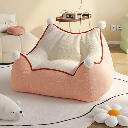 Children Sofa Furniture Living Room Modern Simple Single Sofa Cute Cartoon Bean Bag Soft and Comfortable Leisure Room Furniture ShopOnlyDeal