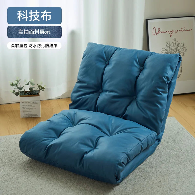 Lounge Chairs Lazy Sofa Folding Chaise Lounge Living Room Floor Tatami Recliner with Backrest Comfortable Bedroom Furnitures Glamor Living Space Store Store