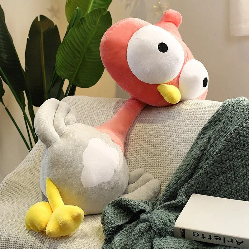 Cute Stuffed Chicken Toy Lovely POP Burst Eye Chick Plush Doll Stuffed Kids Toys Chicken Rooster Cock Wedding Birthday Gift Creative Christmas Girlfriend ShopOnlyDeal