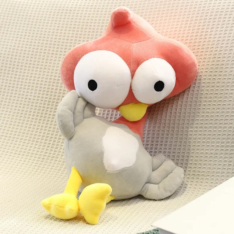 Cute Stuffed Chicken Toy Lovely POP Burst Eye Chick Plush Doll Stuffed Kids Toys Chicken Rooster Cock Wedding Birthday Gift Creative Christmas Girlfriend ShopOnlyDeal