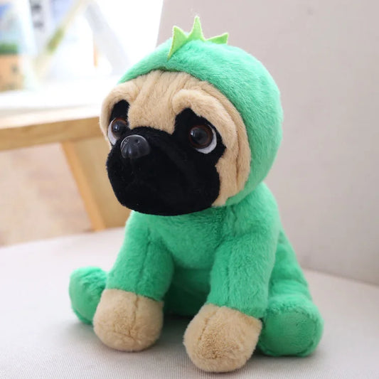 Dinosaur Pug Dog Plush Toys Funny SharPei Bulldog Cosplay Dinosaur Rabbit Elephant Lion Sheep Leopard Pig Animals Stuffed Doll kids Gift ShopOnlyDeal