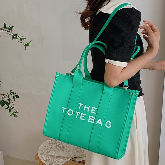 Luxury Designer Tote Bag Women Handbags Letter Shoulder Bags 2022 Brands Soft PU Shopper Purses Crossbody Bags for Women Clutch ShopOnlyDeal
