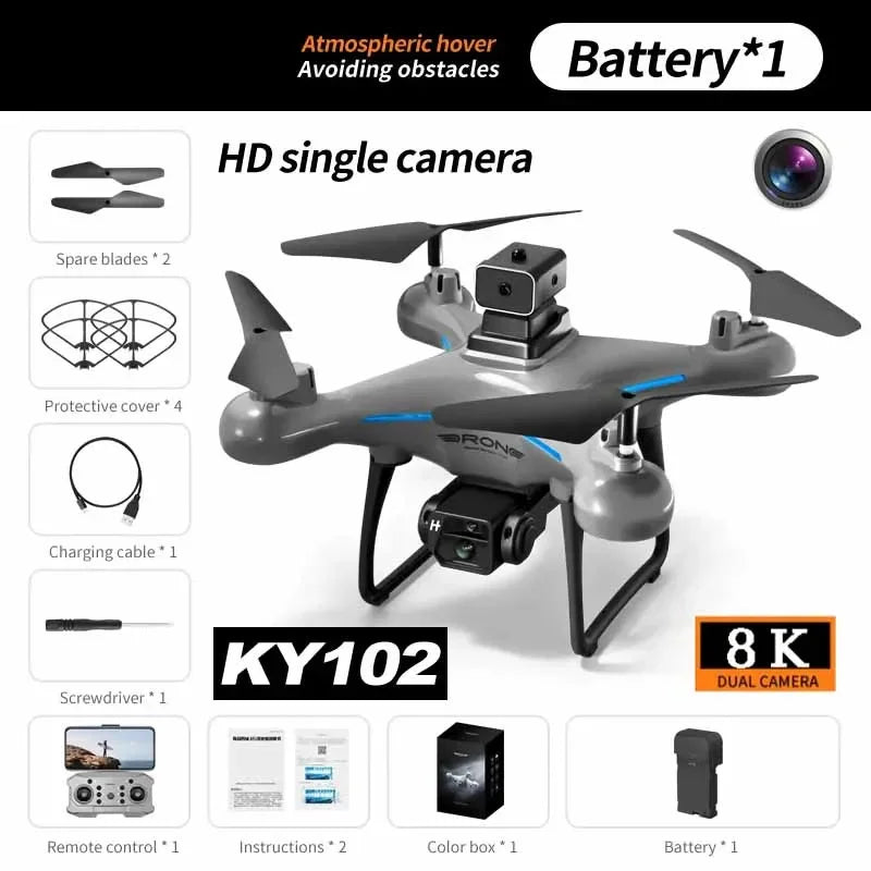 MIJIA KY102 Drone 8K Profesional Dual-Camera Aerial Photography 360 Obstacle Avoidance Optical Flow Four-Axis RC Aircraft ShopOnlyDeal