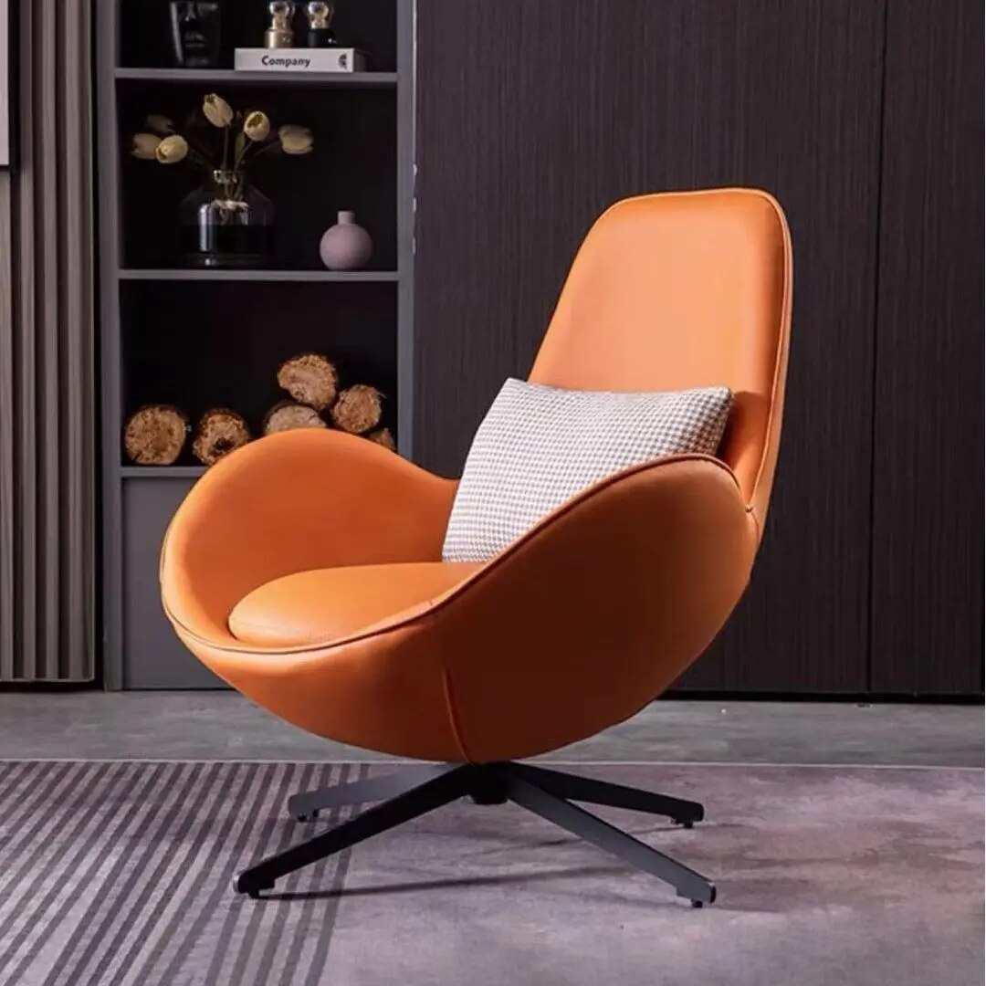 Lazy Sofa Single Sofa Chair Nordic Light Luxury Small Apartment Living Room Balcony Leisure Backrest Chair Egg Chair MOMO HOME Store