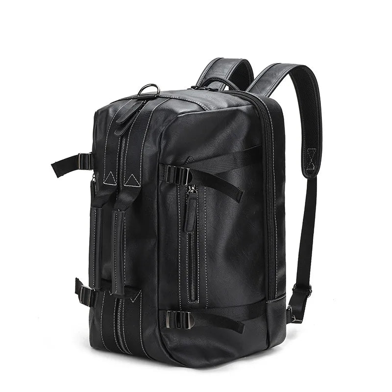 Men Backpack Business Travel Student Schoolbag Casual Big Capacity Bag High Quality Thick Leather Backpacks Male Laptop Rucksack Berchirly Store