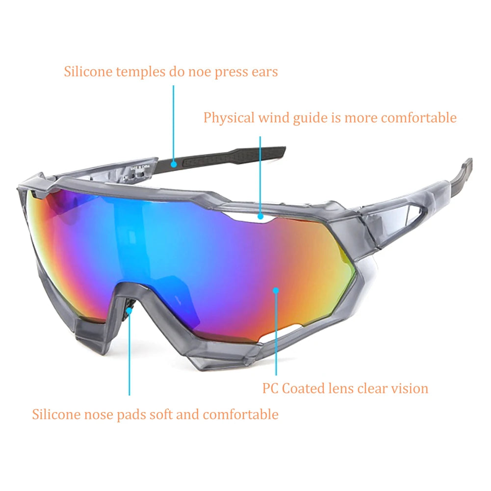 Bicycle Glasses Polarized For Men Lenses Cycling Sunglasses Ultra Lightweight Sports Eyewear UV Protection Bike Sun Glasses Women ShopOnlyDeal